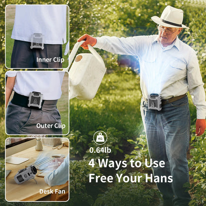 Portable Waist and Neck Fan