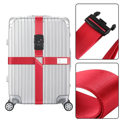Safety Cross Belt Luggage Straps for Suitcases