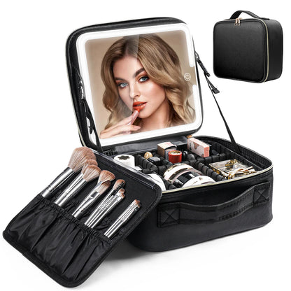 LED Travel Makeup Bag