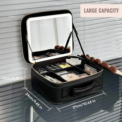 LED Travel Makeup Bag