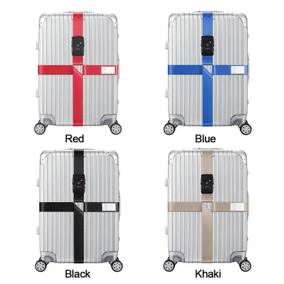 Safety Cross Belt Luggage Straps for Suitcases